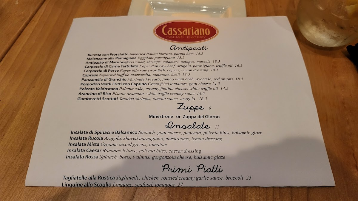 Menu Cassariano Italian Eatery-4