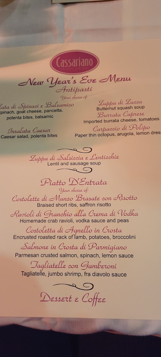 Menu Cassariano Italian Eatery-7